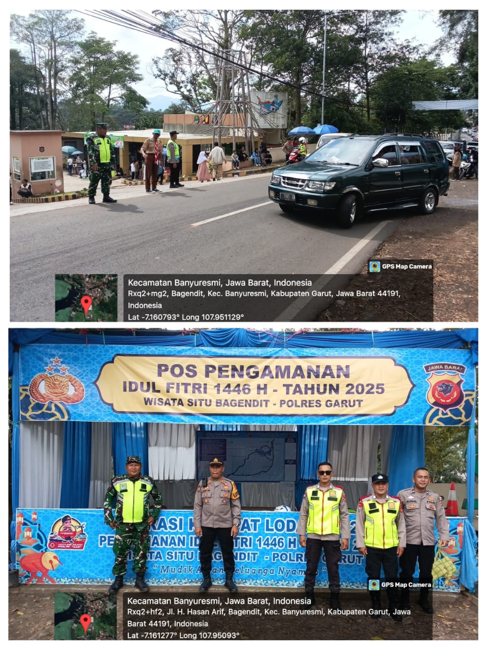 Sinergitas TNI-Polri dalam Pengamanan Lalulintas dan Tempat Wisata Bagendit