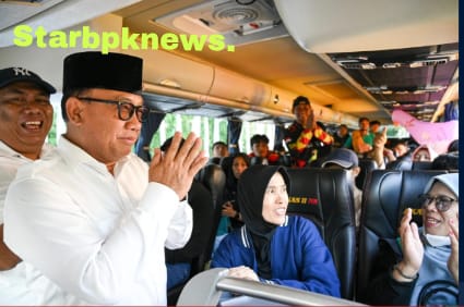 Wakil Bupati Banyuwangi Lepas Pemudik dalam Program Balik Gratis ke Jakarta