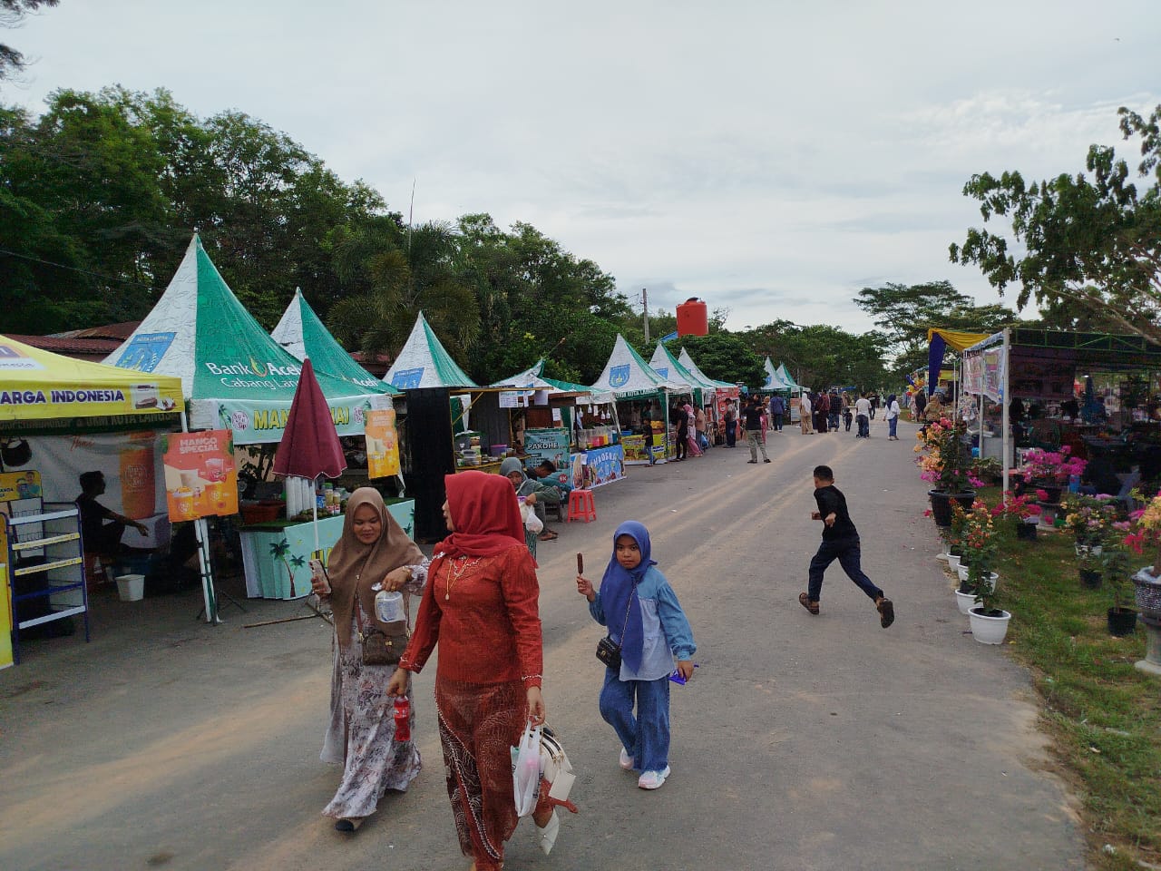 Gelar Festival Lebaran , Pengunjung Meningkat, Ini Rincian Pendapatan Wisata Taman Hutan Kota Langsa.