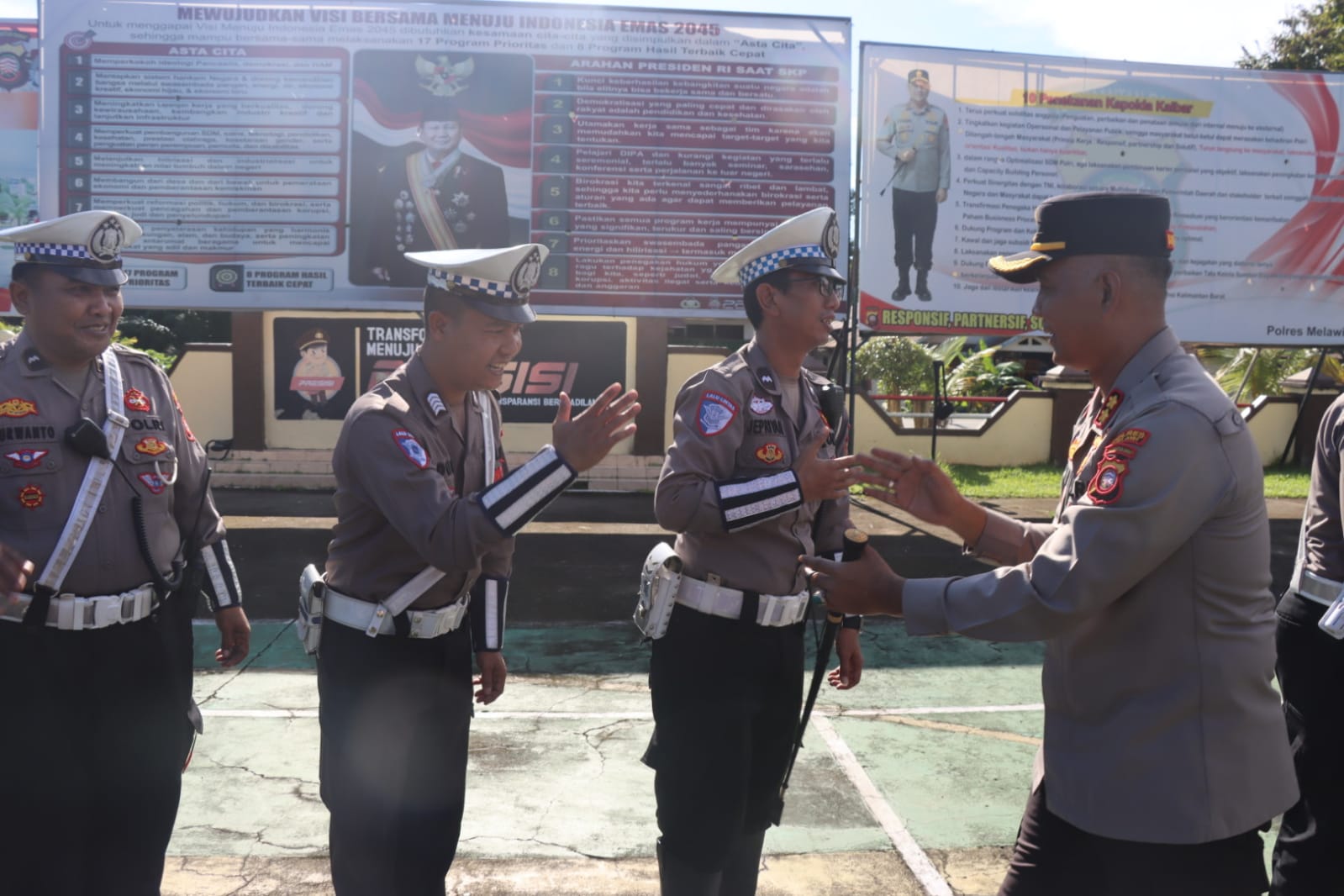 AKBP M.Syafi’i Pimpin Halal Bihalal Polres Melawi