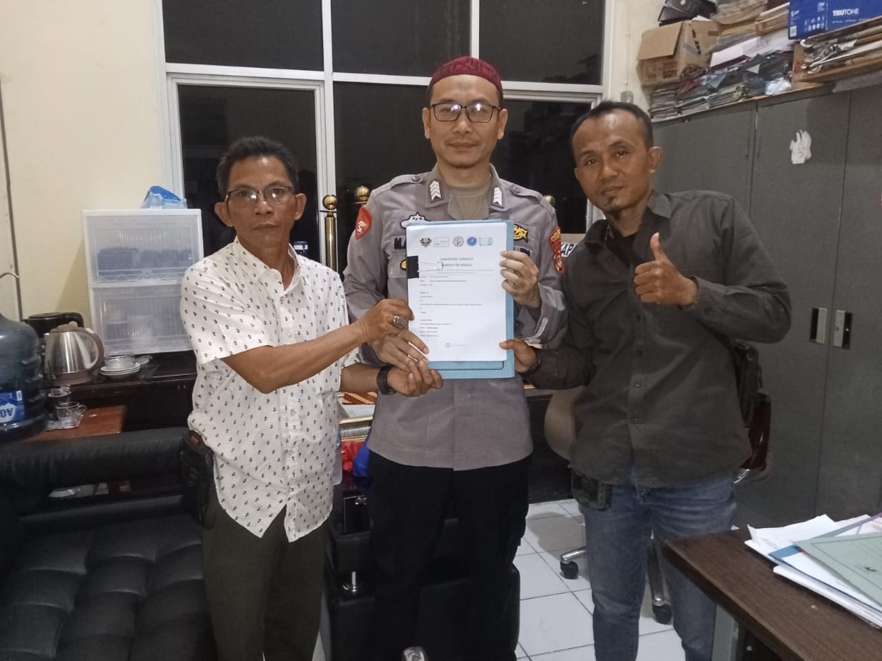Usai Aksi Damai Jurnalis, Laporan Dugaan Penyalahgunaan Wewenang Diskominfo Mesuji Resmi Diterima Polres