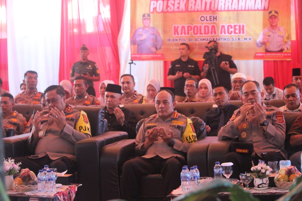 Kapolda Aceh Resmikan Mako Polsek Baiturrahman dan Poliklinik Polresta Banda Aceh