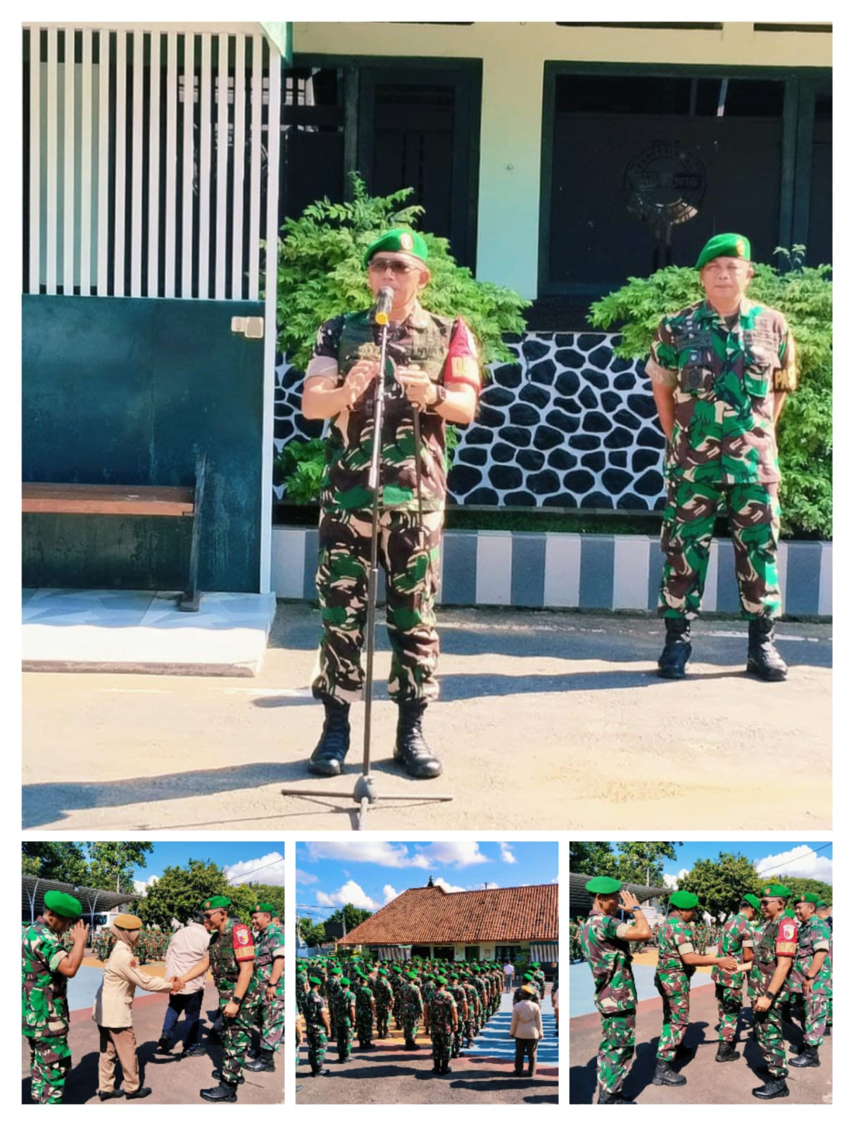 Apel Pengecekan Kembali Cuti Lebaran dan Halal Bihalal Pererat Silaturahmi Personel Kodim 0825/Banyuwangi