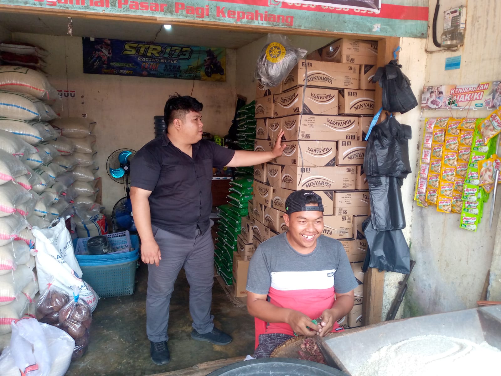 Unit Tipidter Satreskrim Polres Kepahiang Kembali Cek Dan Pantau Bahan Pokok Penting.