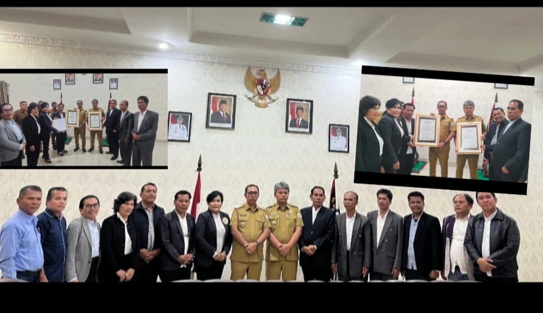 Audiensi Pengurus PPPT ke Bupati Taput berlangsung Sederhana, Samsul: Wujudkan PROTAP 6 Kabupaten!