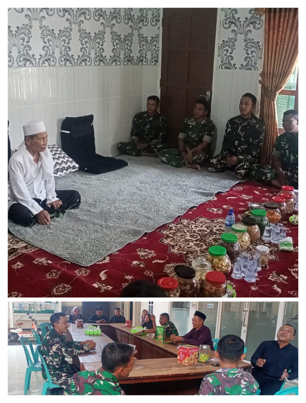 Babinsa Kodim 0825 Banyuwangi, Dampingi Petani Suksesnya Serap Gabah oleh Bulog Banyuwangi