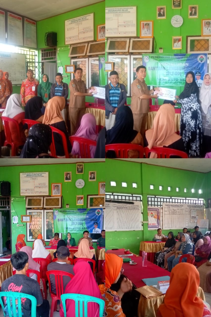 Pemdes desa Kuto Rejo kecamatan kepahiang pembagian BLT-DD  tahun anggaran 2025