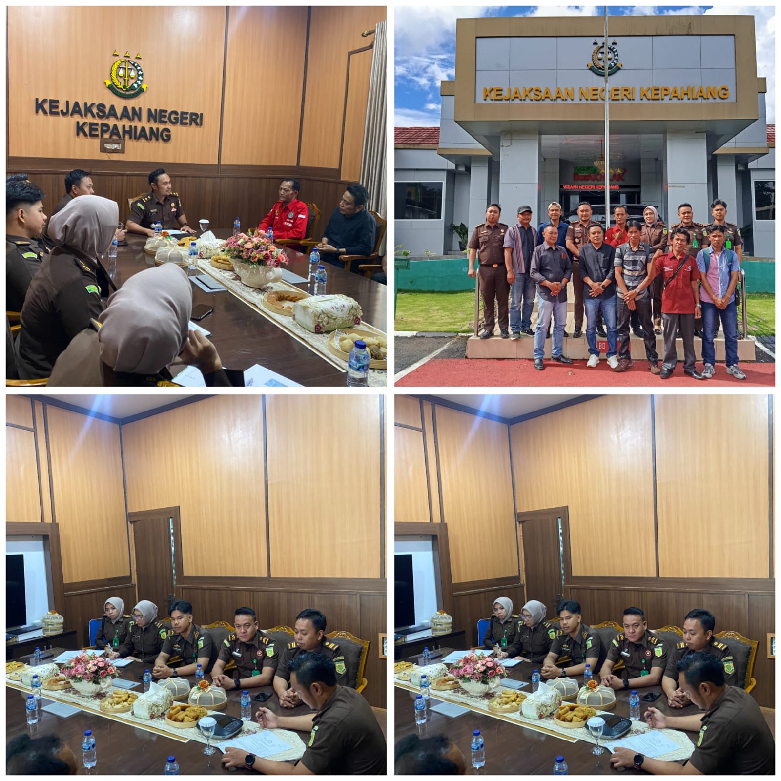 Organisasi OMBB, audensi ke kejaksaan negeri kabupaten kepahiang berkoordinasi dan meningkatkan sinergitas bersama organisasi.