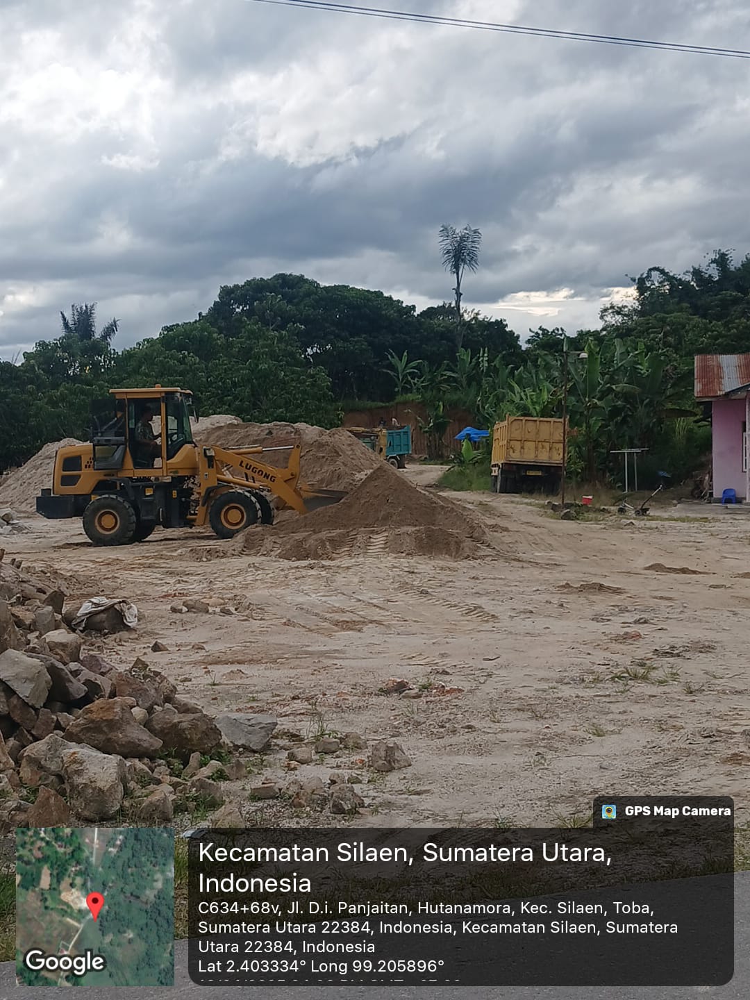 TOBA : Pertambangan Tanpa Izin di Desa Sitorang Kecamatan Silaen Kabupaten Toba di Duga Tidak Memiliki Izin