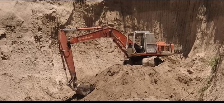 Dugaan operasi galian C tanpa izin di Kabupaten Toba,Sumatera Utara,