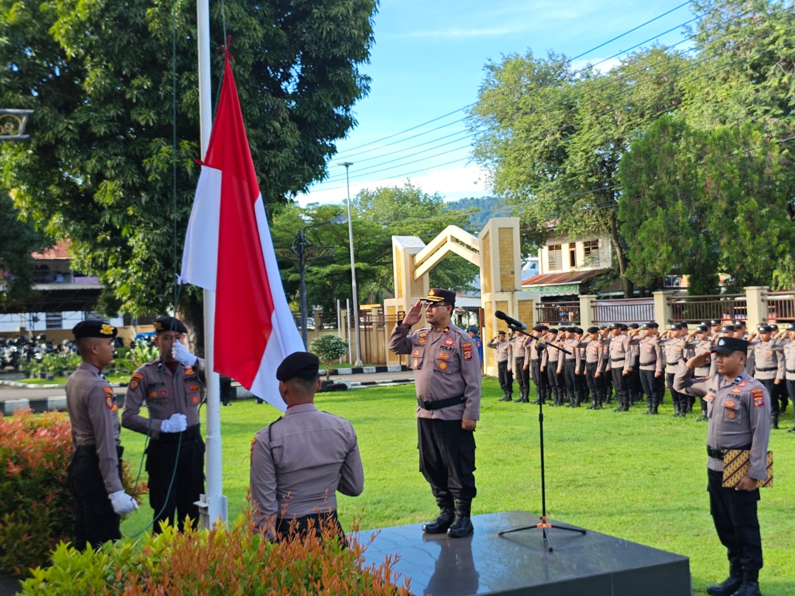 Polres Sabang Gelar Upacara hari Kesadaran Nasional Berlangsung Khidmat