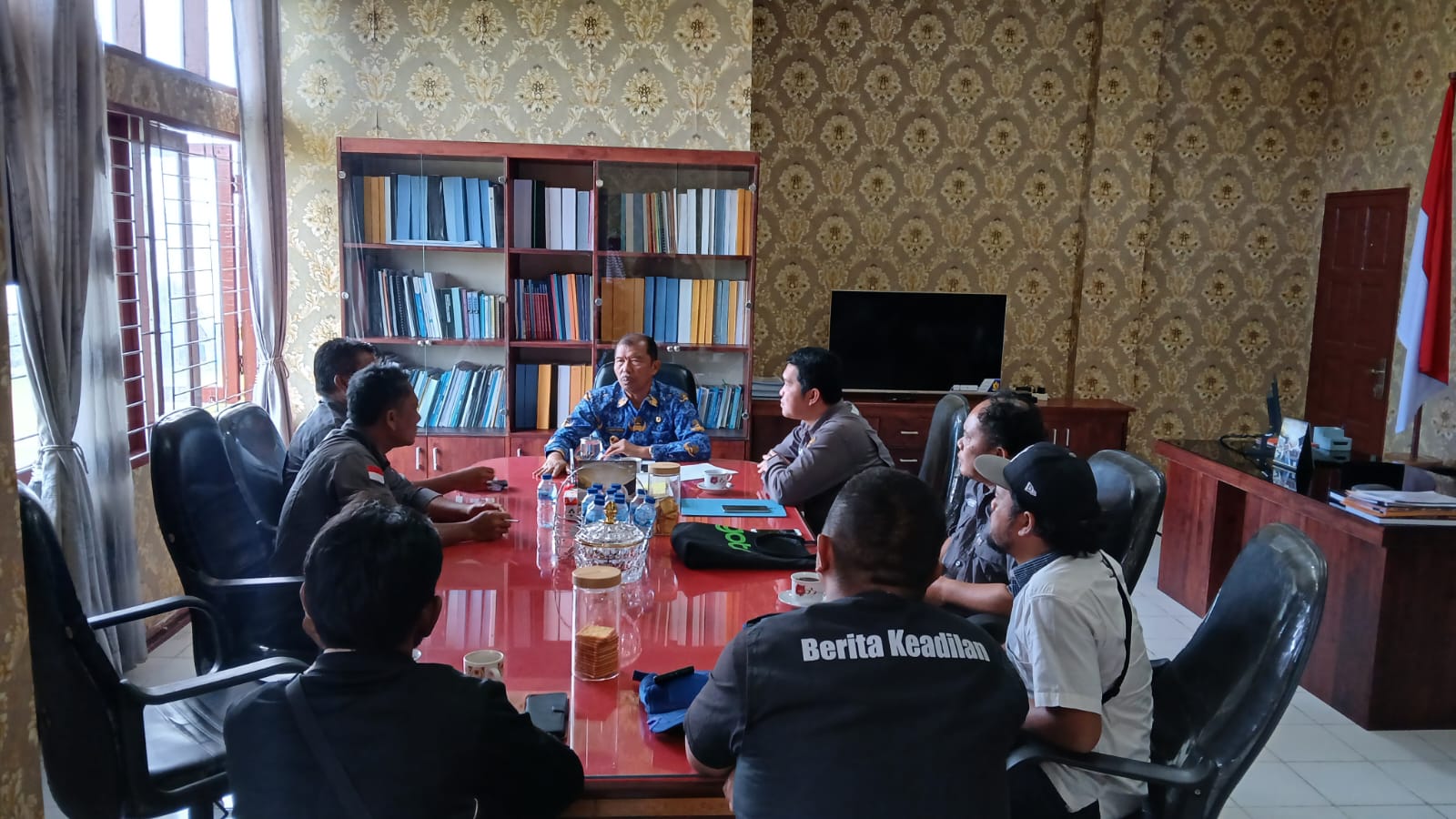 Sambut baik wakil bupati kabupaten Toba