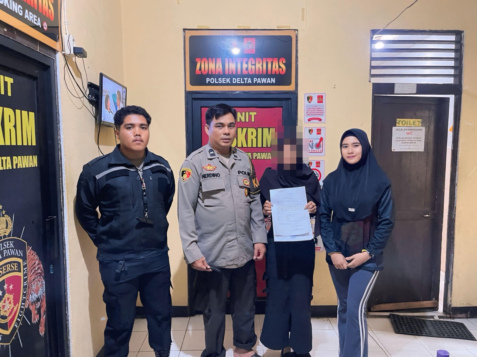 Selalu Sigap, Polres Ketapang Mengamankan Seorang ART Karena Lakukan Kekerasan Terhadap Anak