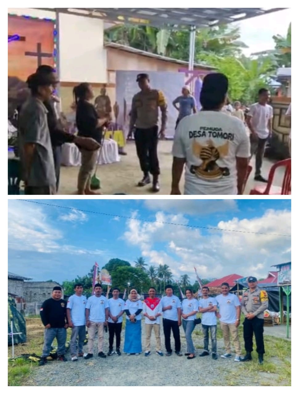 Pemuda Muslim Desa Tomori Bersama Bhabinkamtibmas Sukseskan Pengamanan Paskah di Gereja-Gereja Apr 19, 2025 22 views