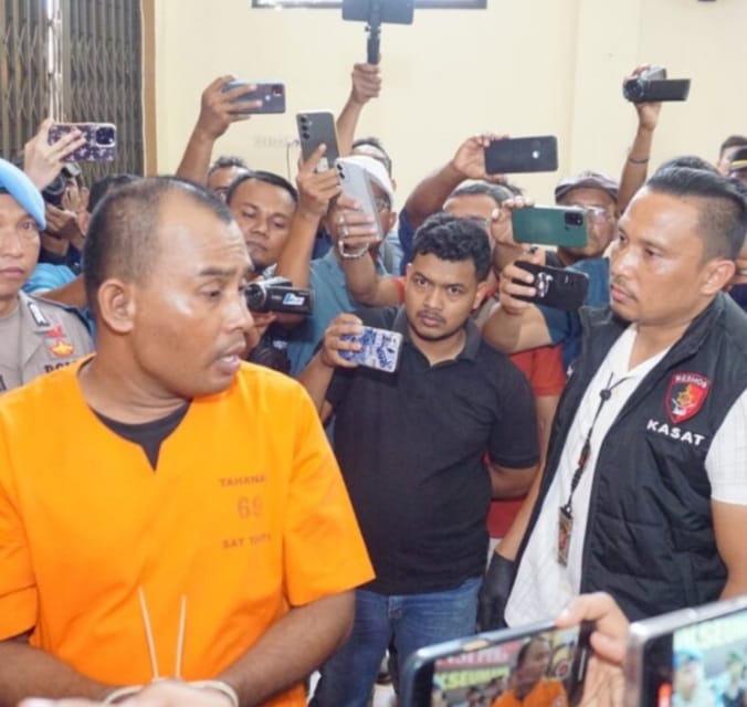 Aceh Utara: Kurang dari 24 Jam, Polisi Tangkap Pelaku Pembunuhan di Aceh Utara