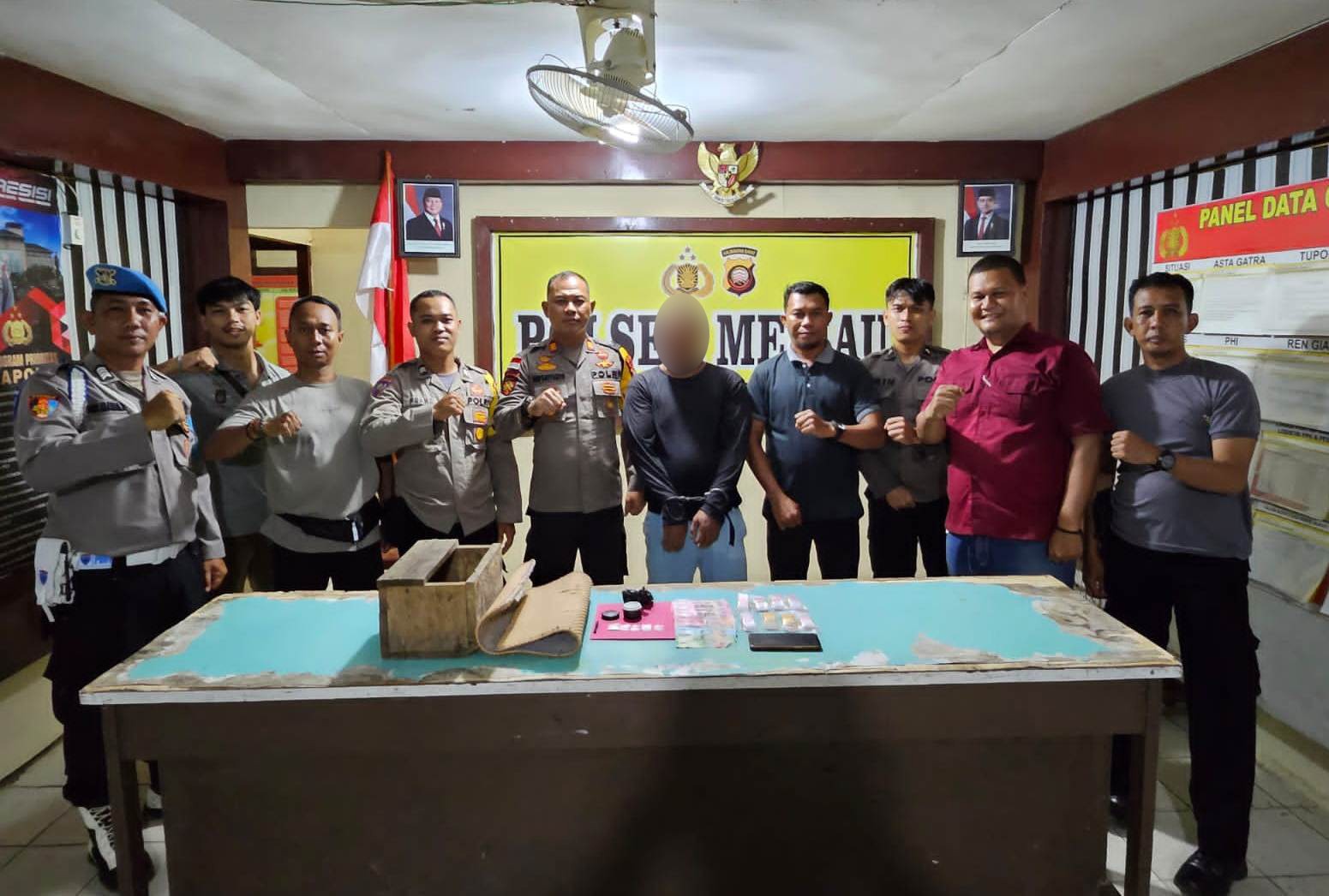 Polsek Meliau Gagalkan Peredaran Narkotika di Desa Meliau Hulu