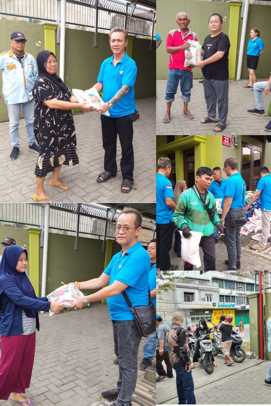 Kembali Keluarga Besar ‘YAKIN’ Bagikan Ratusan Sak Paket Sembako ke Warga di Tahun Ular Kayu*