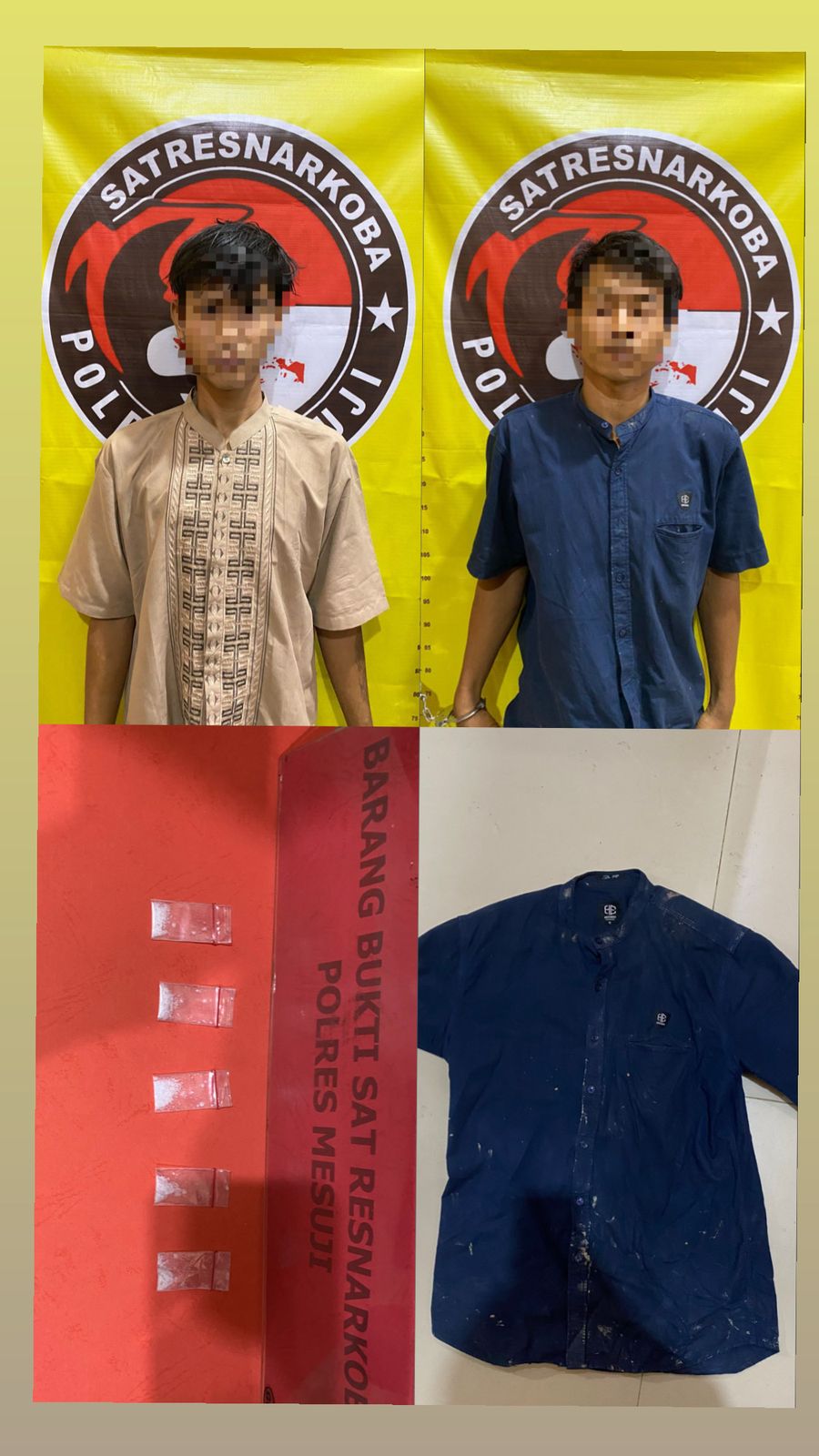 Dua Remaja Diamankan Jajaran Sat Res Narkoba Yang Kedapatan Membawa Narkoba Jenis Sabu