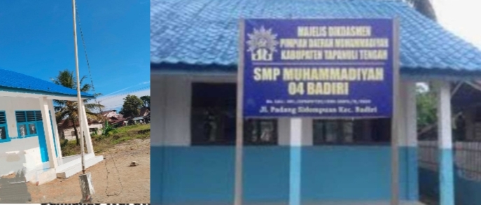SMP Muhammadiyah 04 Badiri Tapanuli Tengah Lalai Mengibarkan Bendera Merah Putih, Jadi Sorotan Netizen 