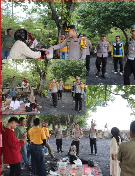 Kapolresta Banyuwangi Tinjau Tempat Wisata, Sapa Wisatawan dengan Humanis dan Penuh Keakraban*