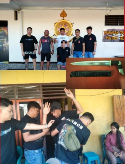 Team Tarsius Patroli Presisi 1 Dan 2 Polres Bitung Berhasil Ciduk Terduga Pelaku Penganiayaan yang Mengakibatkan Luka Korban Mengalami Luka Yang Sangat Serius,
