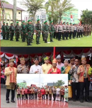 Meriah dan Penuh Makna, Wakapolres Sanggau Hadiri Upacara Peringatan Hari Jadi ke-409 Kota Sanggau