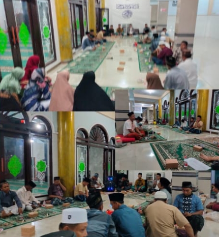 Masjid Besar Al-Muttaqin Srono Gelar Halal Bihalal Sederhana dan Koordinasi Pasca idul fitri .