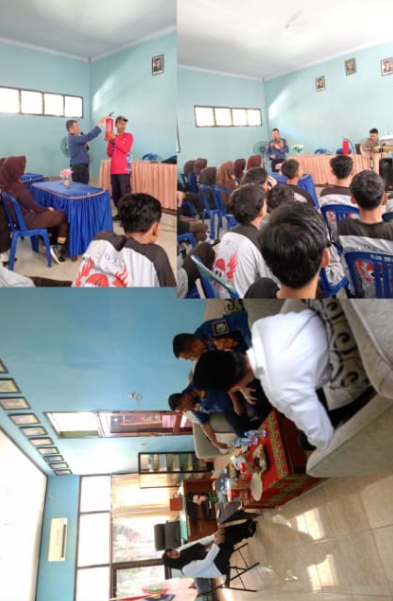 Dinas Pemadam Kebakaran Banyuwangi Gelar Edukasi Penanganan Kebakaran di SMP Negeri 2 Sokonatar