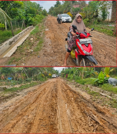 Warga Desa Geleumpang Samlakoe Keluhkan Proyek Penimbunan Jalan Desa yang Malah Rusak: Diduga Tidak Sesuai Standar Teknis