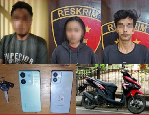 Polisi Ungkap Sindikat Curanmor di Sanggau, Tiga Pelaku Ditangkap dalam Waktu Dua Hari