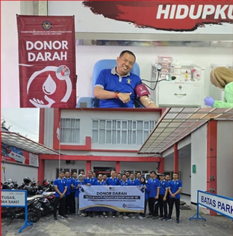 Lapas Lumajang Gelar Donor Darah dalam Rangka Hari Bhakti Pemasyarakatan ke-61