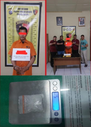 Sibolga: Unit Reskrim Polsek Sibolga Menangkap Seorang Pemakai Narkotika.