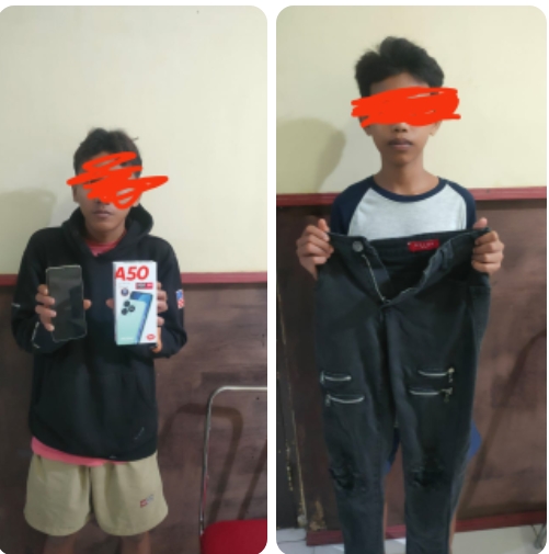 Spesialis bobol rmh kosong ternyata pelaku di bawah umur berhasil di amankan Polsek mariso
