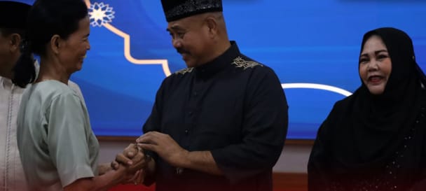 Open House Pemkab Kukar,Ribuan Masyarakat Hadir Bersuka Ria Sambut Ied Mubarak