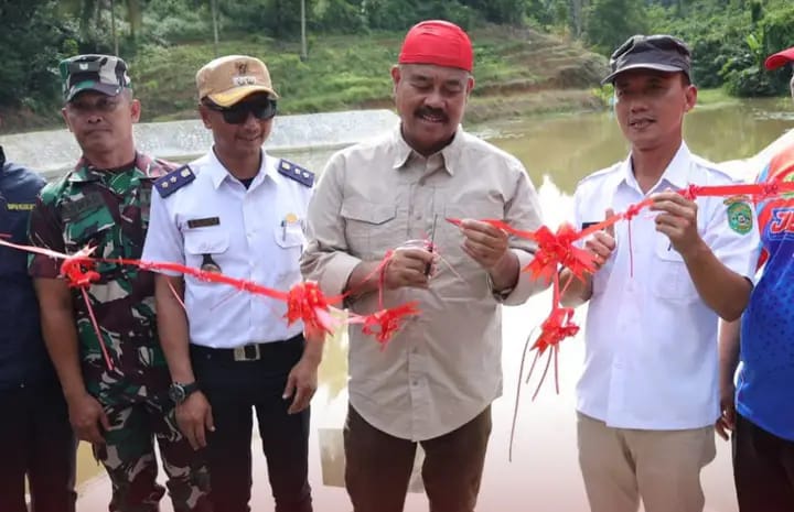 Embung Maluhu Diresmikan, Bupati Kukar Optimistis Jadi Solusi Irigasi Pertanian
