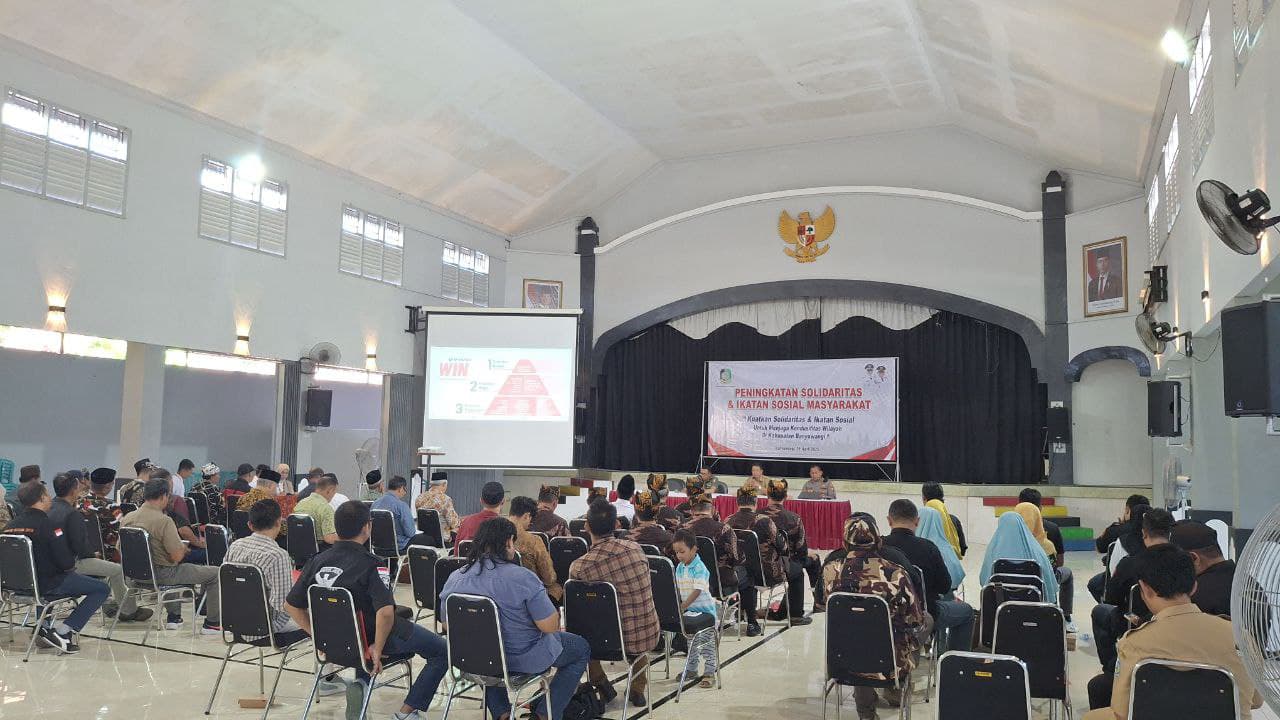 Dandim 0825/Banyuwangi Hadiri Acara Peningkatan Solidaritas dan Ikatan Sosial Masyarakat