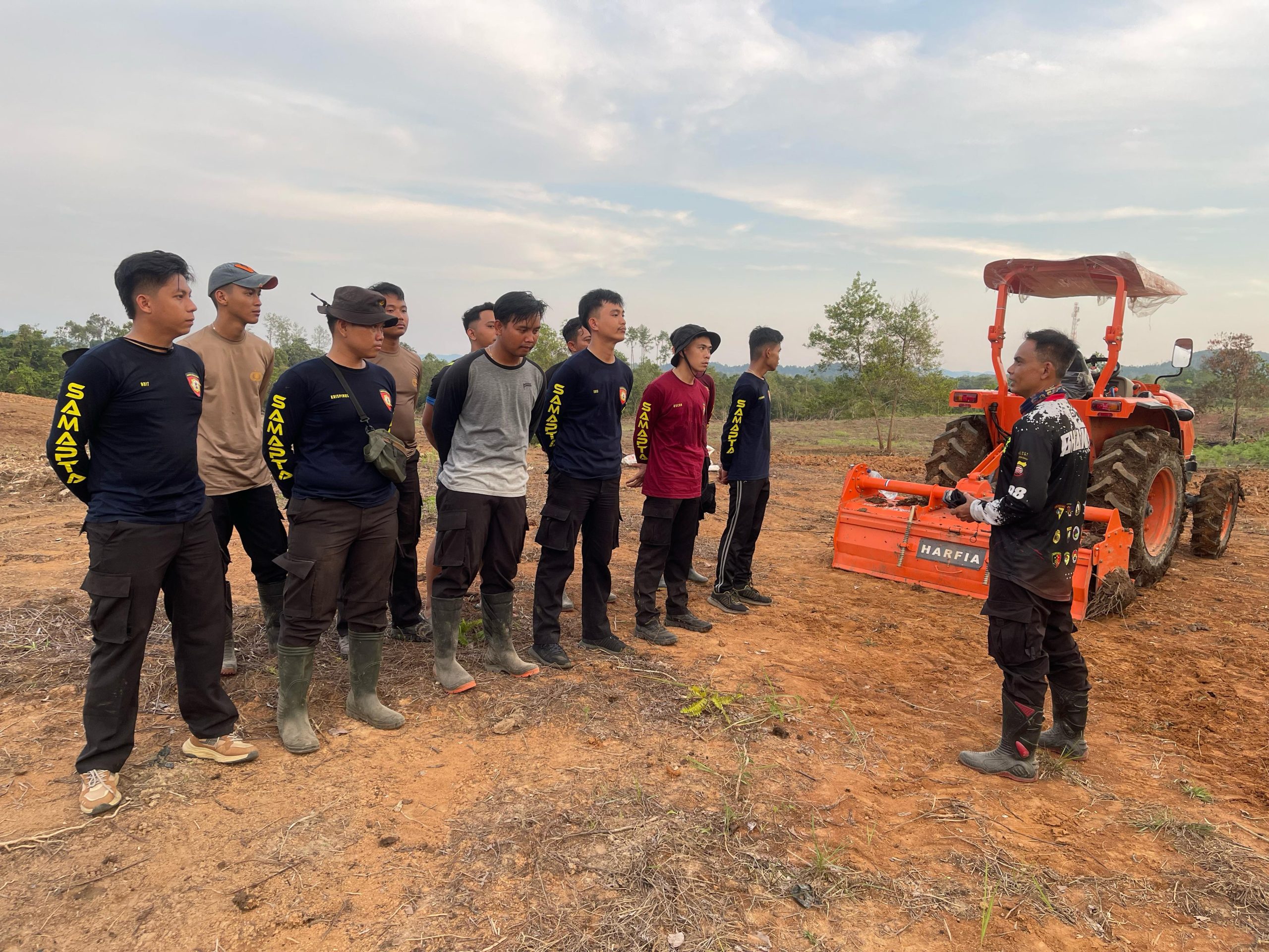 Kapolres Melawi Pantau Kesiapan Lahan