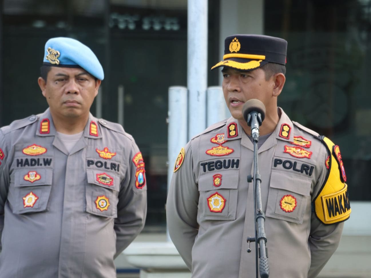 Wakapolresta Banyuwangi Tekankan Disiplin dan Integritas Saat Pimpin Apel Pagi