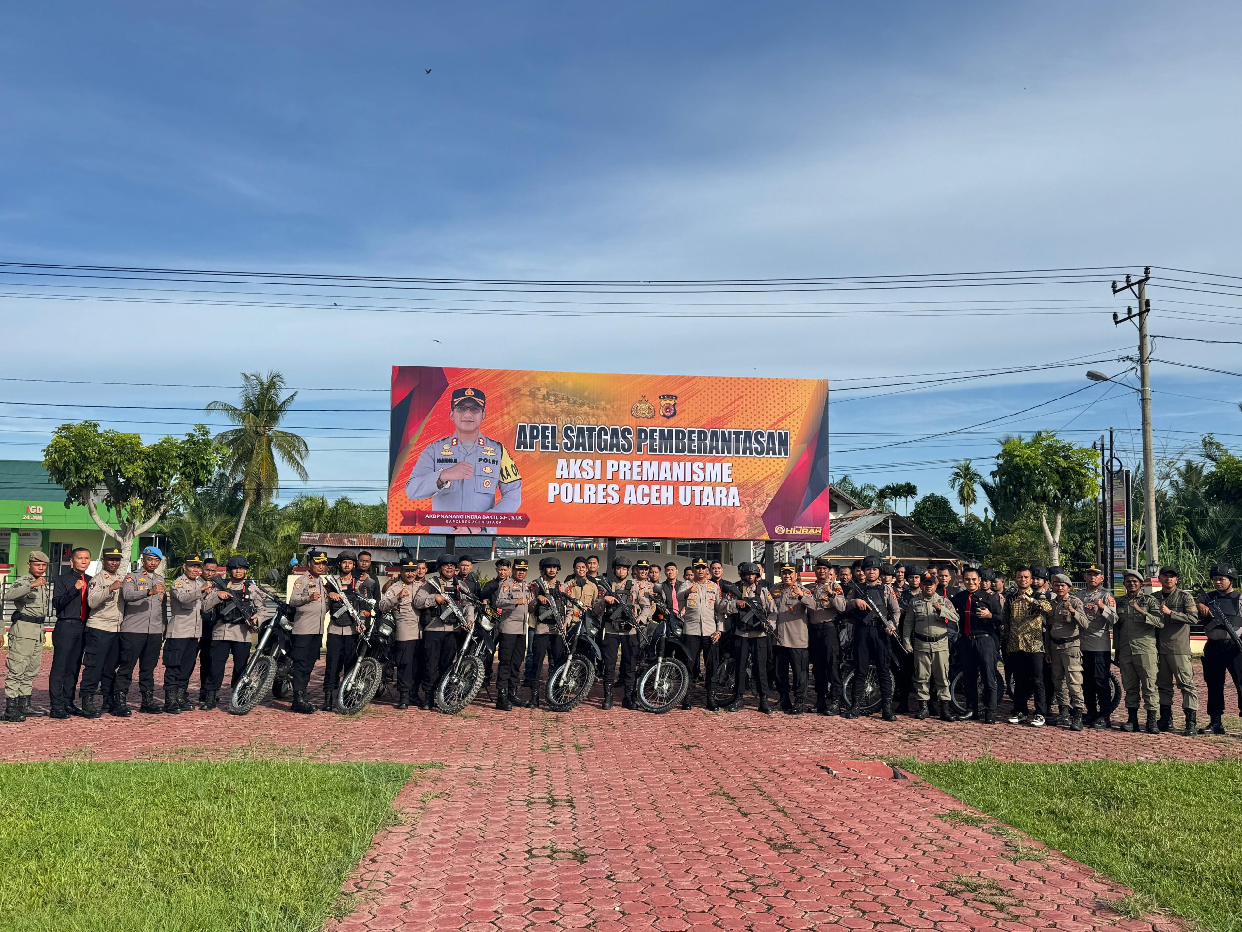 Premanisme Ancam Kamtibmas, Polres Aceh Utara Luncurkan Satgas Penindakan dan Pembinaan