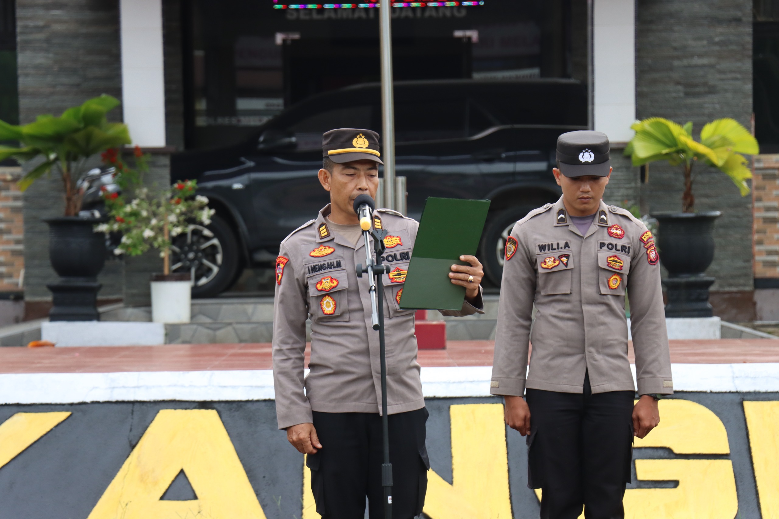 Polres Melawi Siapkan 198  Personel Jaga Kamtibmas Kondusif