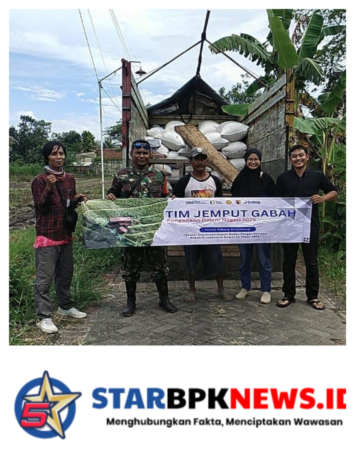Babinsa Dampingi Petani Sukseskan Serapan Gabah (Sergab) untuk Ketahanan Pangan Nasional