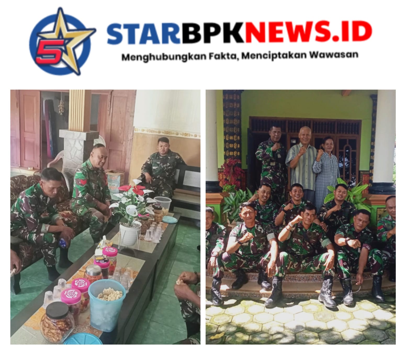 Danramil 0825-09/ Tegaldlimo Bersama Anggota Jalin Silaturahmi Dengan Tokoh Umat Budha Jelang Waisak 2569 BE / 2025