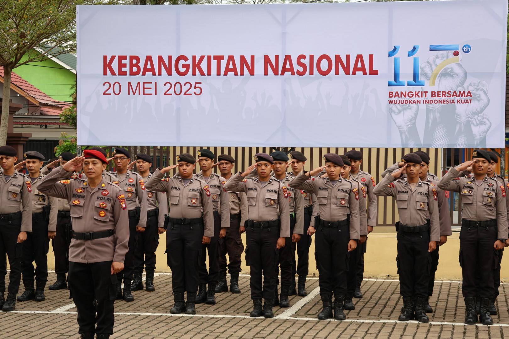 Wakapolresta Pontianak Pimpin Upacara Hari Kebangkitan Nasional ke-117 Tahun 2025