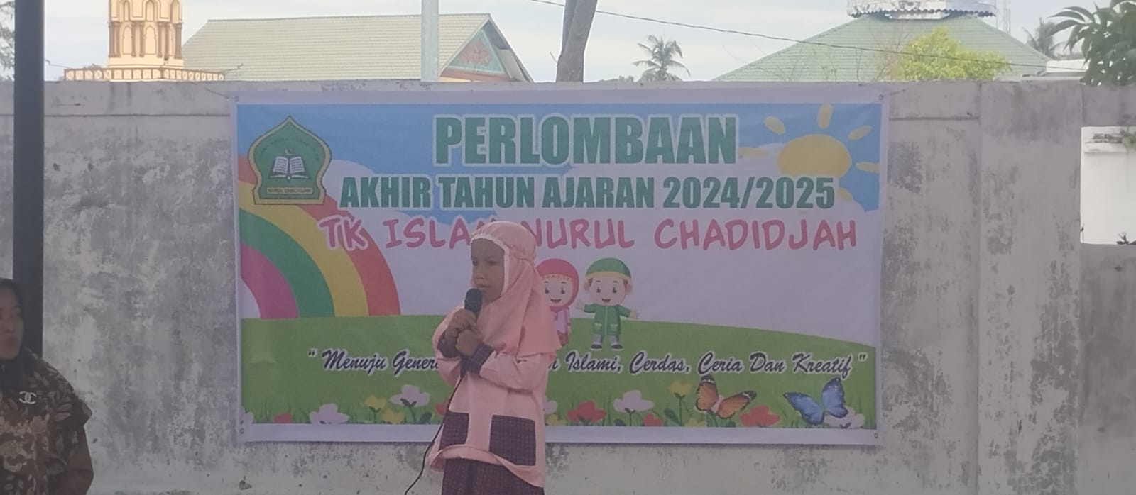 Akhir Tahun Ajaran 2024/2025 TK Islam Nurul Chadidjah Gelar Perlombaan Baca Ayat Pendek Al,Quran