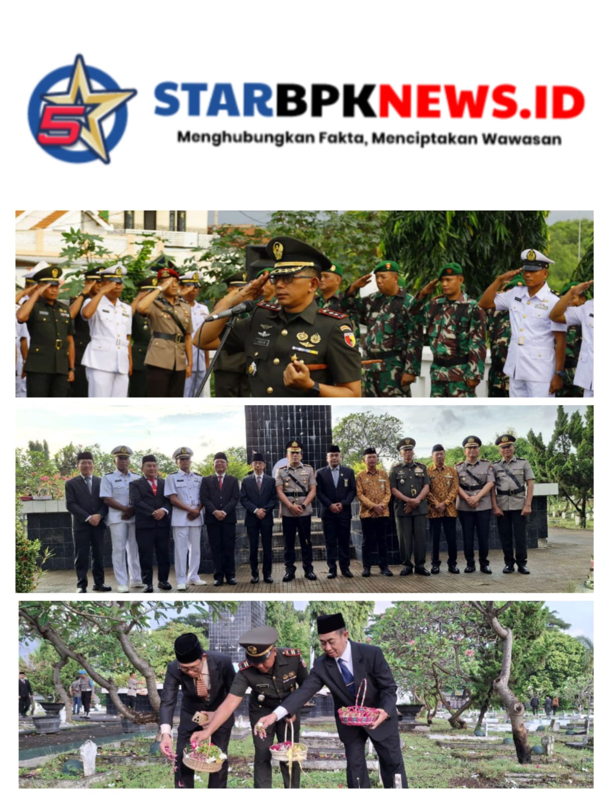 Dandim 0825/Banyuwangi Pimpin Upacara Ziarah Rombongan Peringati Harkitnas ke-117 Tahun 2025