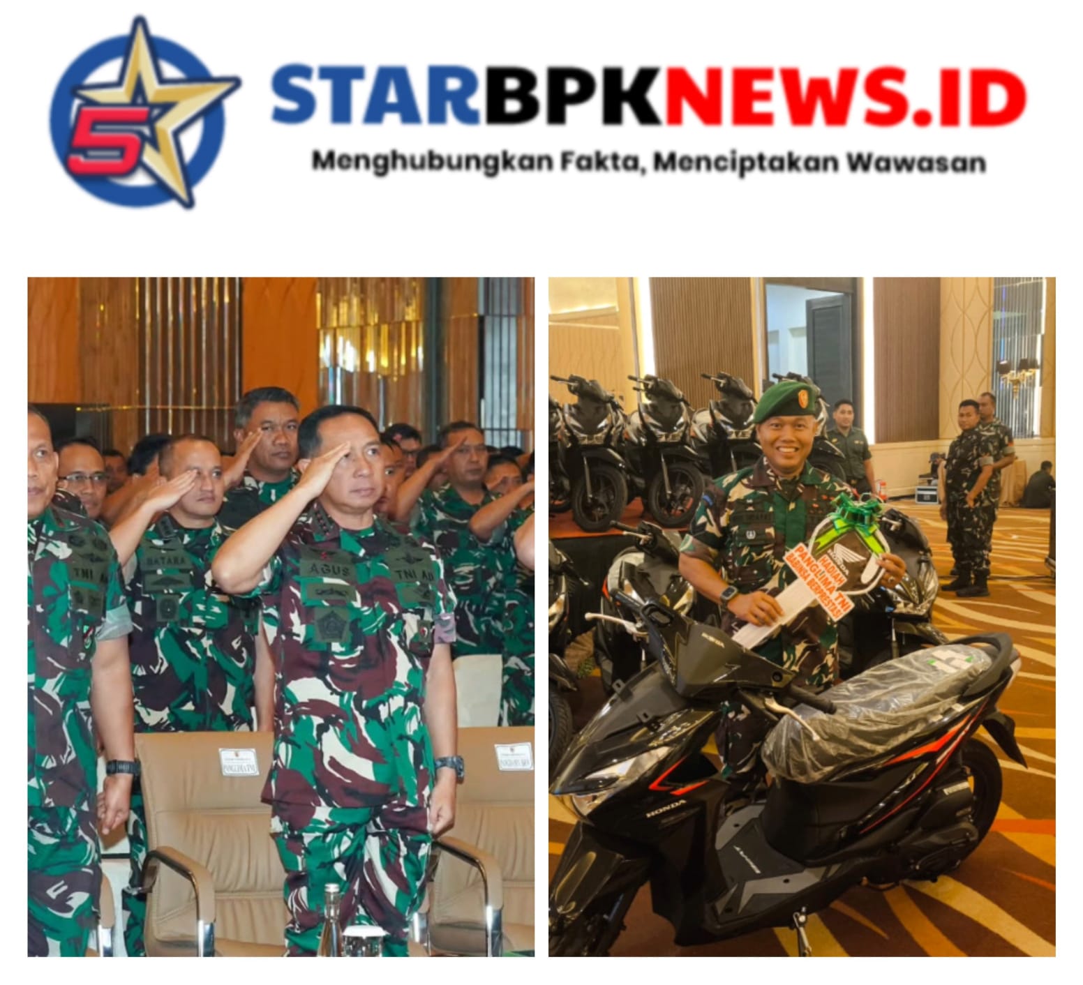 Sertu Widi Hidayat Babinsa Berprestasi Kodim 0825/Banyuwangi Dapat Penghargaan Dari Panglima TNI