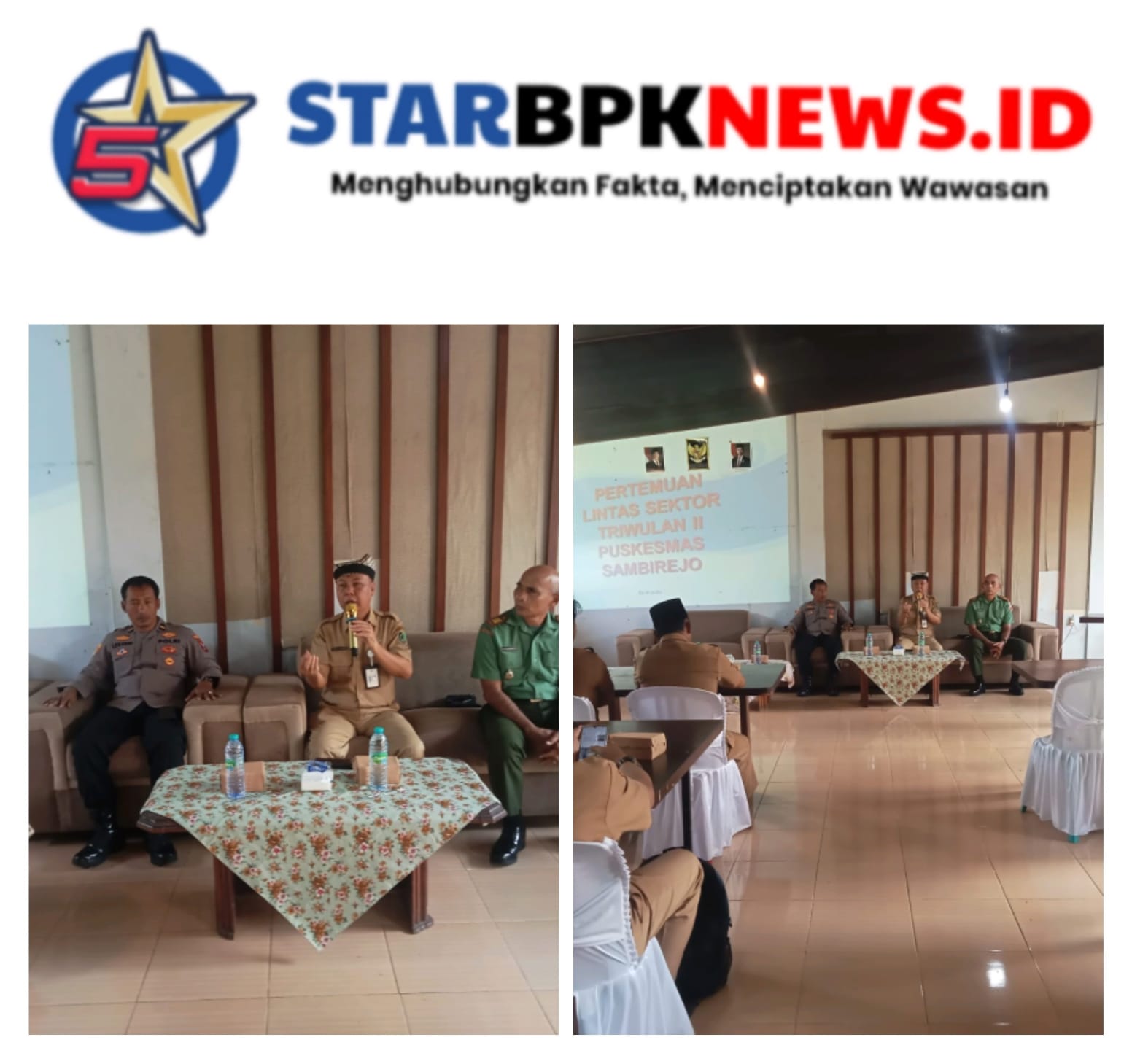 Danramil Bangorejo Hadiri Pertemuan Lintas Sektor: Wujud Sinergi Produktif Demi Kesehatan Masyarakat