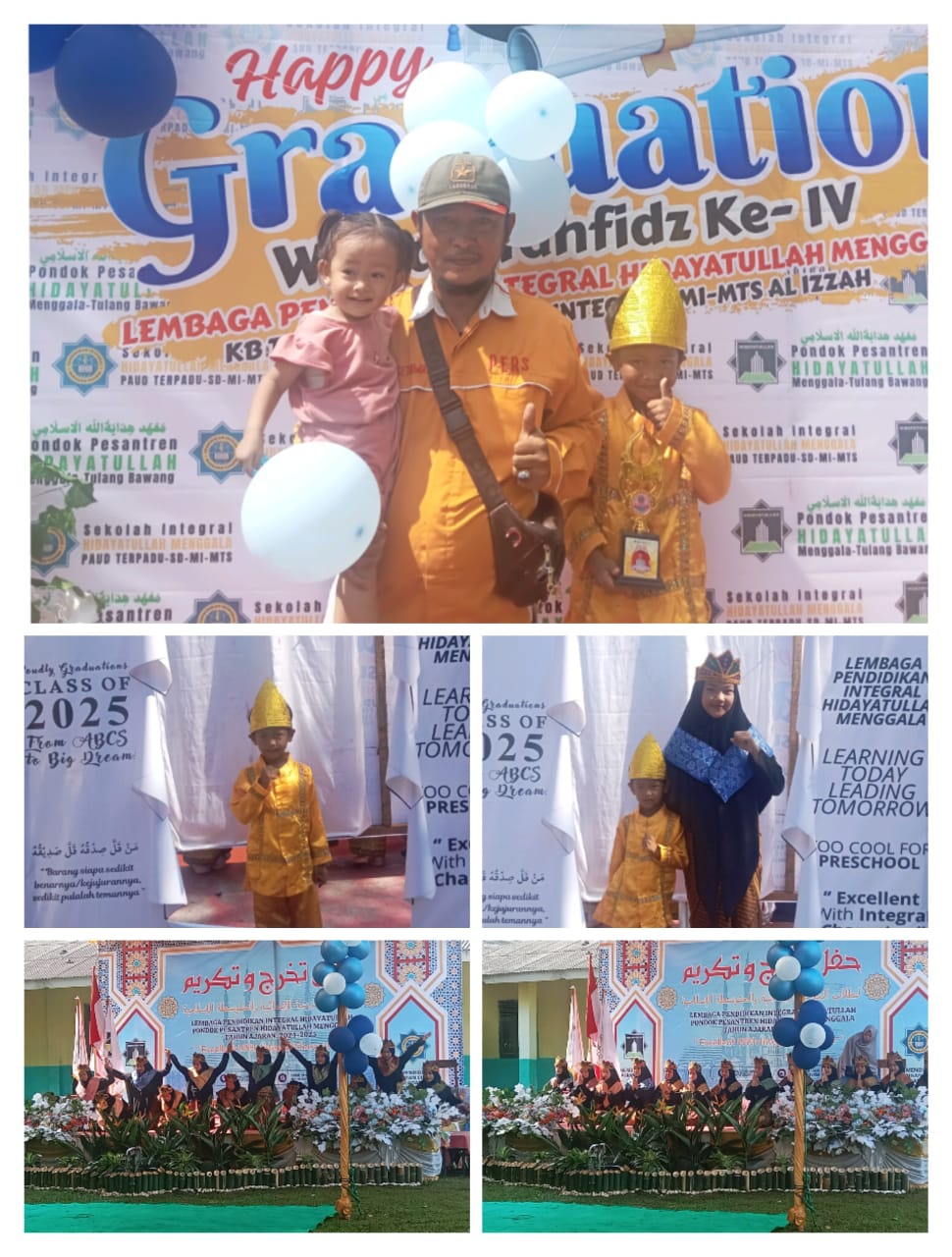 Selamat Sukses,,!!!Wisuda Tahfidz Dan Perpisahan Paud, SD, MI, MTS, Hidayatullah Menggala Tahun 2024/2025.*