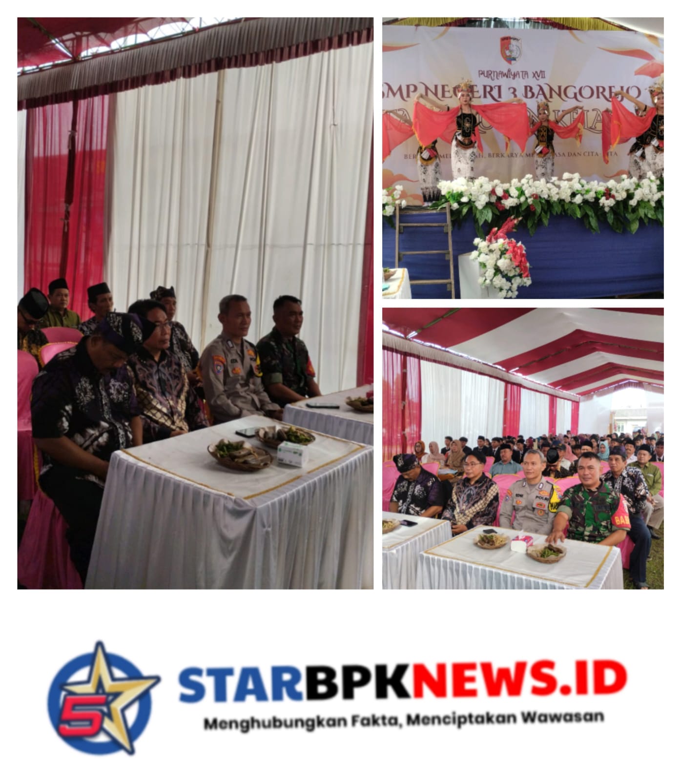 Babinsa Temurejo Hadiri Purnawiyata SMP Negeri 3 Bangorejo: Dorong Generasi Muda Menjadi Inovatif dan Produktif