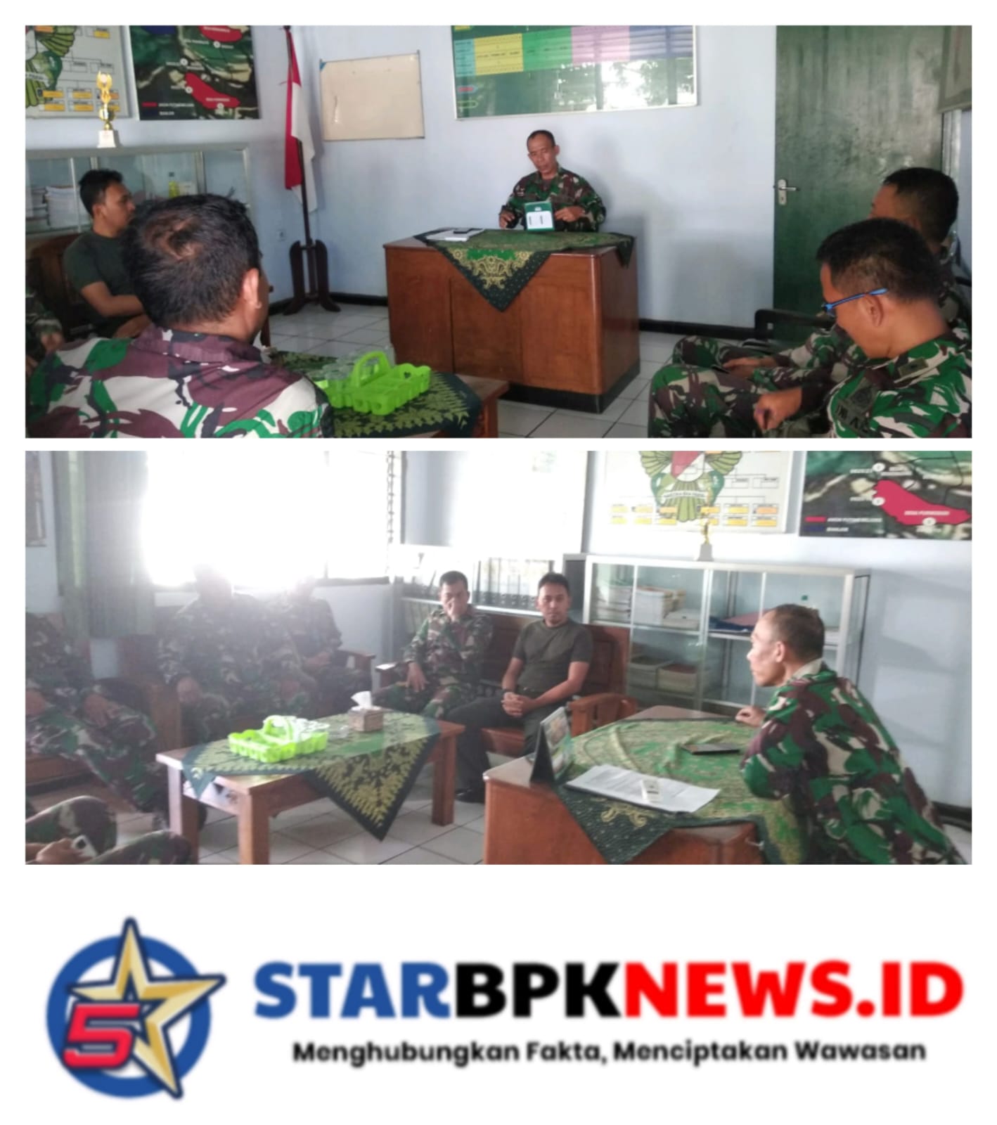 Danramil 0825/06 Gambiran Berikan Pengarahan Penting Seluruh Personel, Tekankan Disiplin Dan Dedikasi Dalam Pengabdian